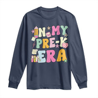 In My Pre-K Era Long Sleeve Shirt Girl Back To School Cute PreSchool Teacher - Wonder Print Shop