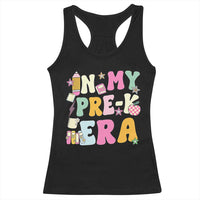 In My Pre-K Era Racerback Tank Top Girl Back To School Cute PreSchool Teacher - Wonder Print Shop