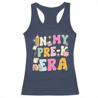 In My Pre-K Era Racerback Tank Top Girl Back To School Cute PreSchool Teacher - Wonder Print Shop