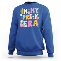 In My Pre-K Era Sweatshirt Girl Back To School Cute PreSchool Teacher - Wonder Print Shop