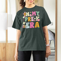 In My Pre-K Era T Shirt For Women Girl Back To School Cute PreSchool Teacher - Wonder Print Shop