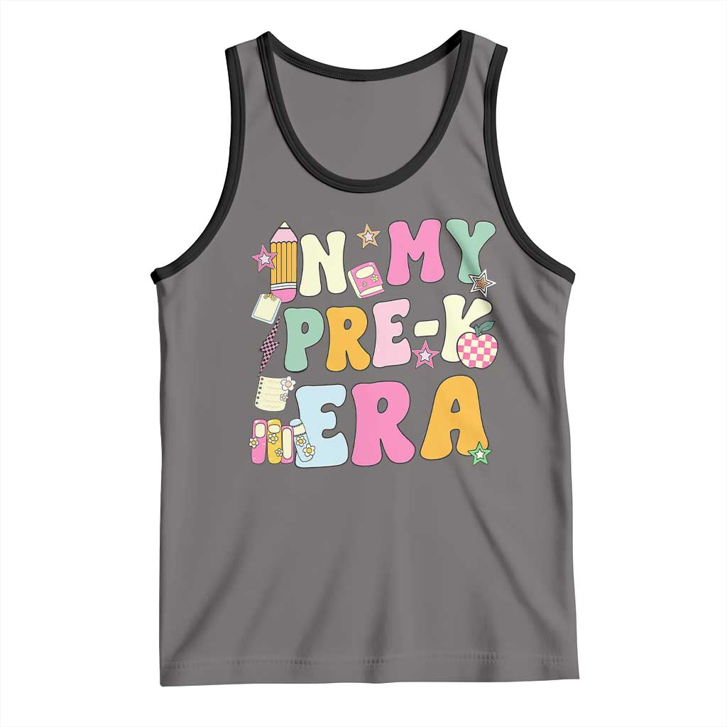 In My Pre-K Era Tank Top Girl Back To School Cute PreSchool Teacher - Wonder Print Shop