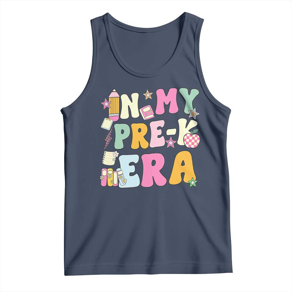 In My Pre-K Era Tank Top Girl Back To School Cute PreSchool Teacher - Wonder Print Shop