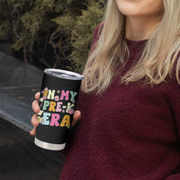 In My Pre-K Era Tumbler Cup Girl Back To School Cute PreSchool Teacher - Wonder Print Shop