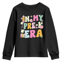 In My Pre-K Era Youth Sweatshirt Girl Back To School Cute PreSchool Teacher - Wonder Print Shop