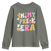 In My Pre-K Era Youth Sweatshirt Girl Back To School Cute PreSchool Teacher - Wonder Print Shop