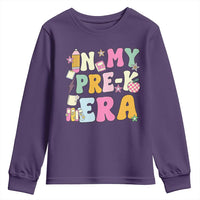 In My Pre-K Era Youth Sweatshirt Girl Back To School Cute PreSchool Teacher - Wonder Print Shop