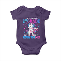 Funny Back To School 1st Grade Baby Onesie First Grade Unicorn Girls - Wonder Print Shop