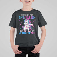Funny Back To School 1st Grade T Shirt For Kid First Grade Unicorn Girls - Wonder Print Shop