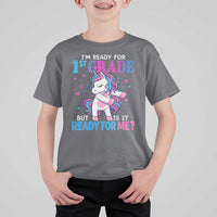 Funny Back To School 1st Grade T Shirt For Kid First Grade Unicorn Girls - Wonder Print Shop
