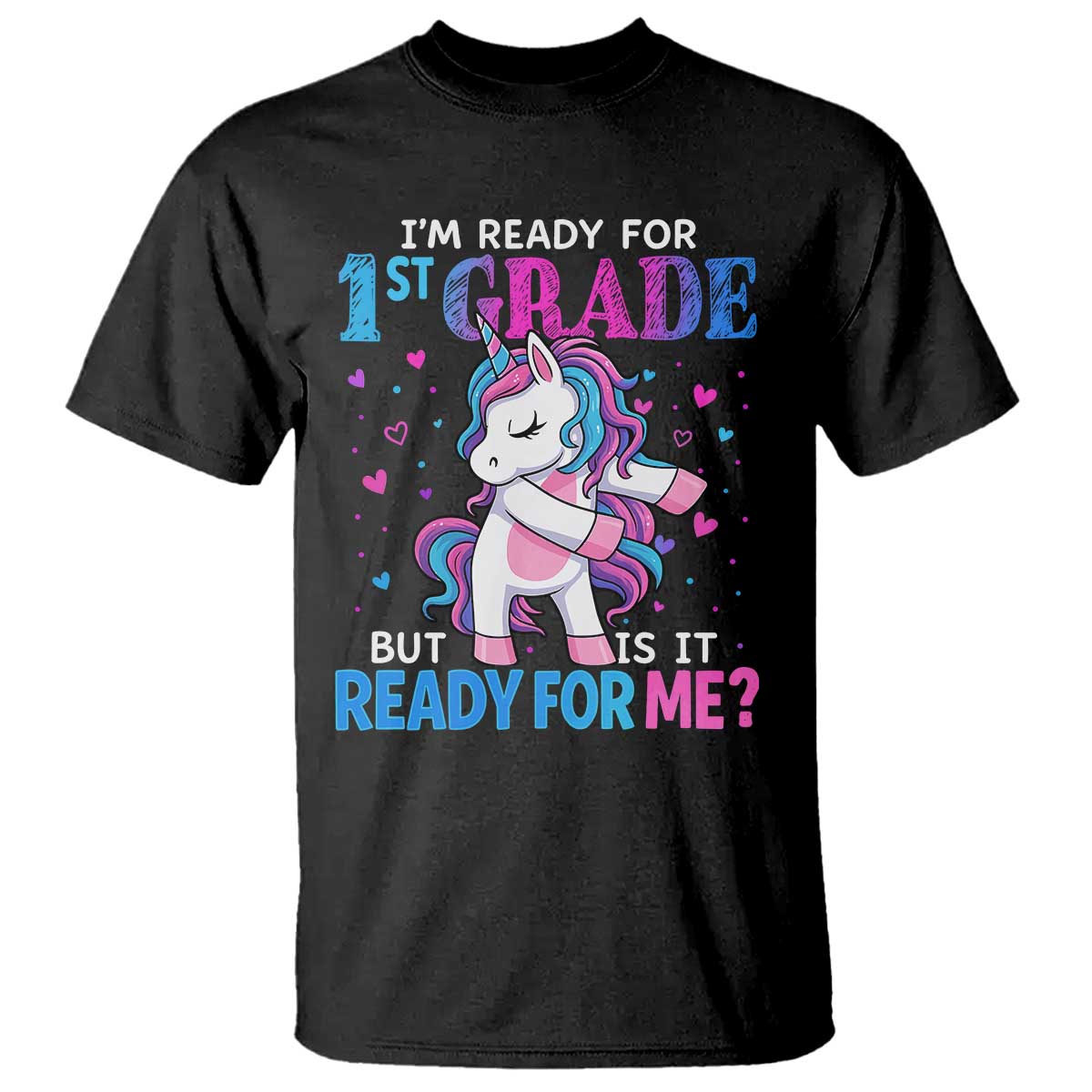 Funny Back To School 1st Grade T Shirt First Grade Unicorn Girls - Wonder Print Shop