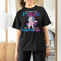 Funny Back To School 1st Grade T Shirt For Women First Grade Unicorn Girls - Wonder Print Shop