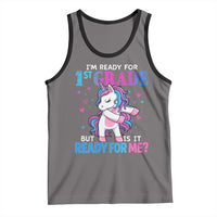 Funny Back To School 1st Grade Tank Top First Grade Unicorn Girls - Wonder Print Shop
