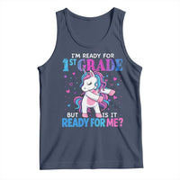 Funny Back To School 1st Grade Tank Top First Grade Unicorn Girls - Wonder Print Shop