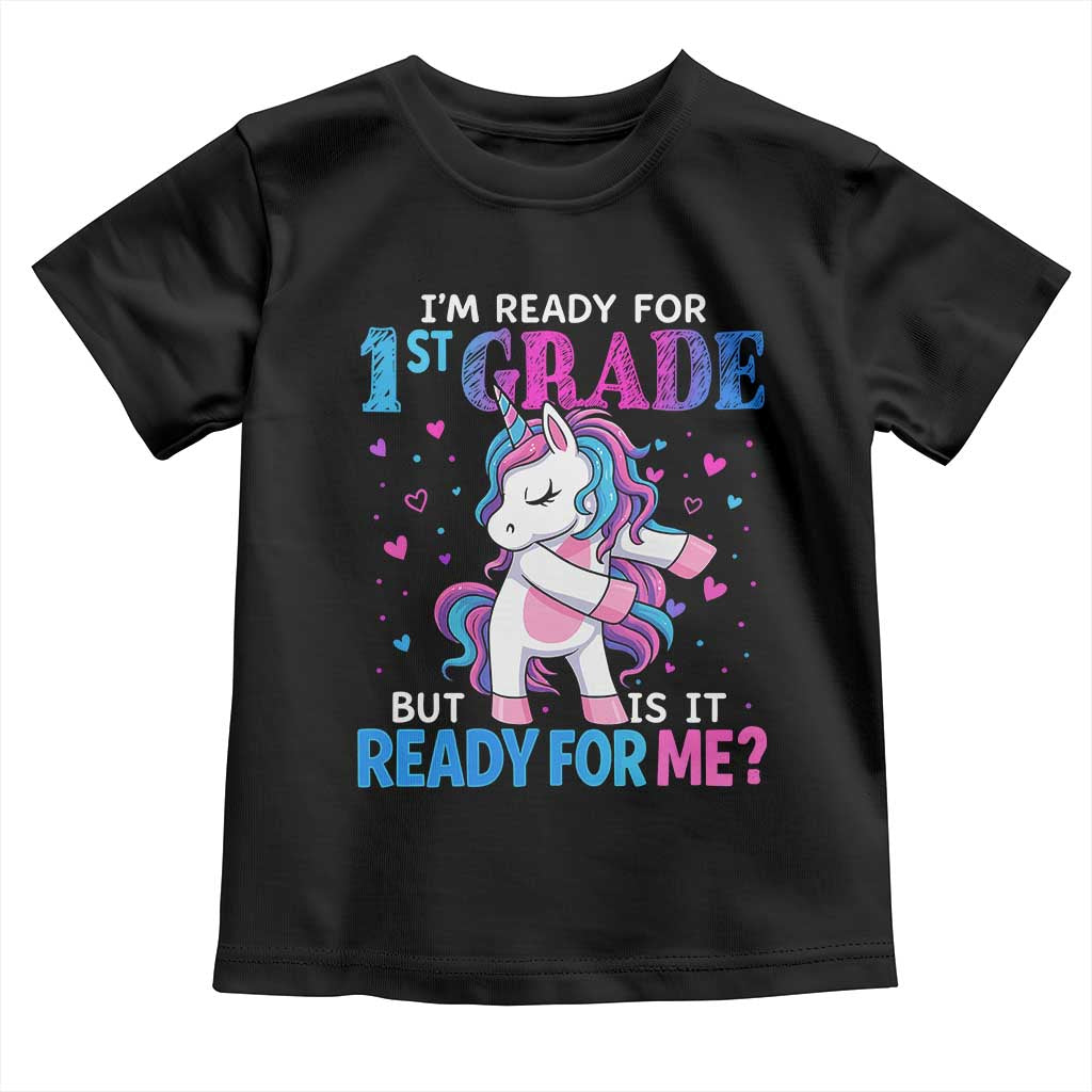 Funny Back To School 1st Grade Toddler T Shirt First Grade Unicorn Girls - Wonder Print Shop