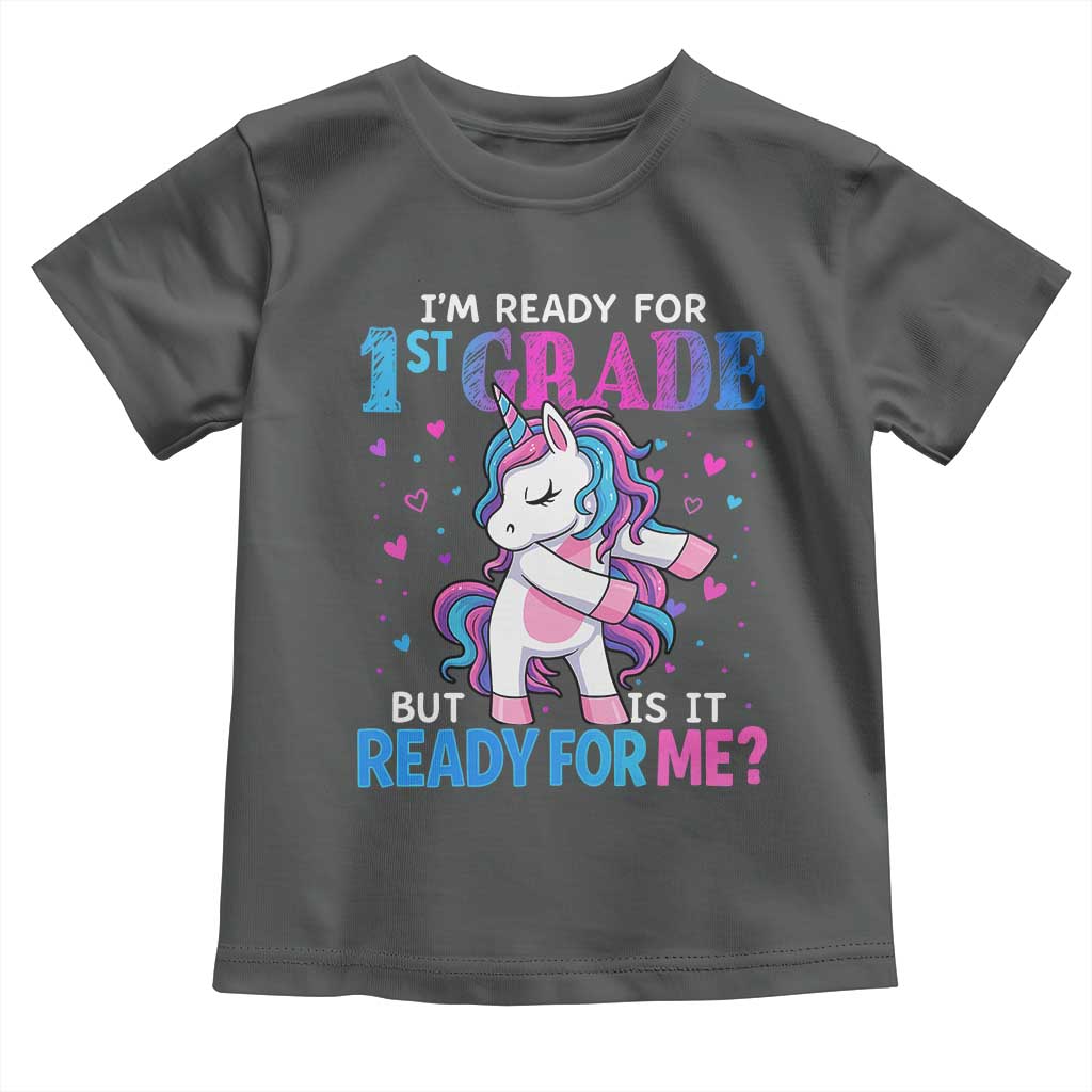 Funny Back To School 1st Grade Toddler T Shirt First Grade Unicorn Girls - Wonder Print Shop