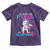 Funny Back To School 1st Grade Toddler T Shirt First Grade Unicorn Girls - Wonder Print Shop