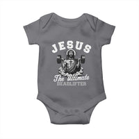 Jesus Deadlifting Baby Onesie The Ultimate Deadlifter Christian