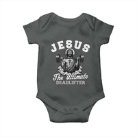 Jesus Deadlifting Baby Onesie The Ultimate Deadlifter Christian
