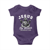 Jesus Deadlifting Baby Onesie The Ultimate Deadlifter Christian