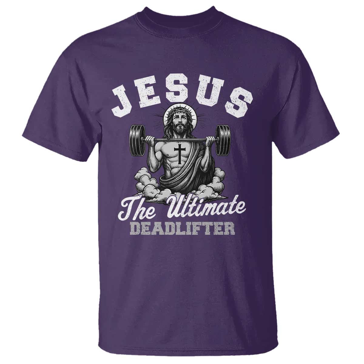Jesus Deadlifting T Shirt The Ultimate Deadlifter Christian