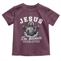 Jesus Deadlifting Toddler T Shirt The Ultimate Deadlifter Christian