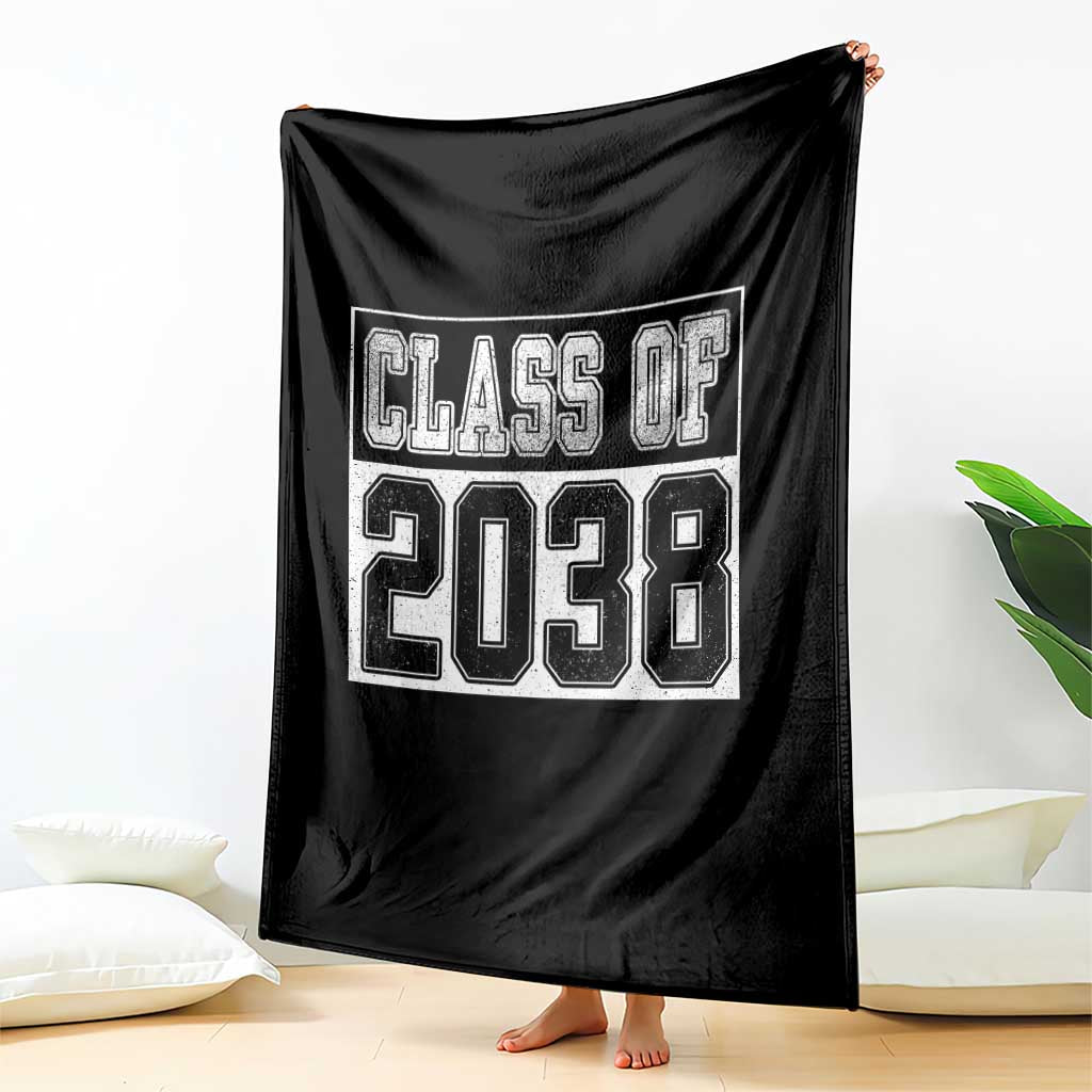 Class of 2038 Throw Blanket Grow With Me To Graduation - Wonder Print Shop