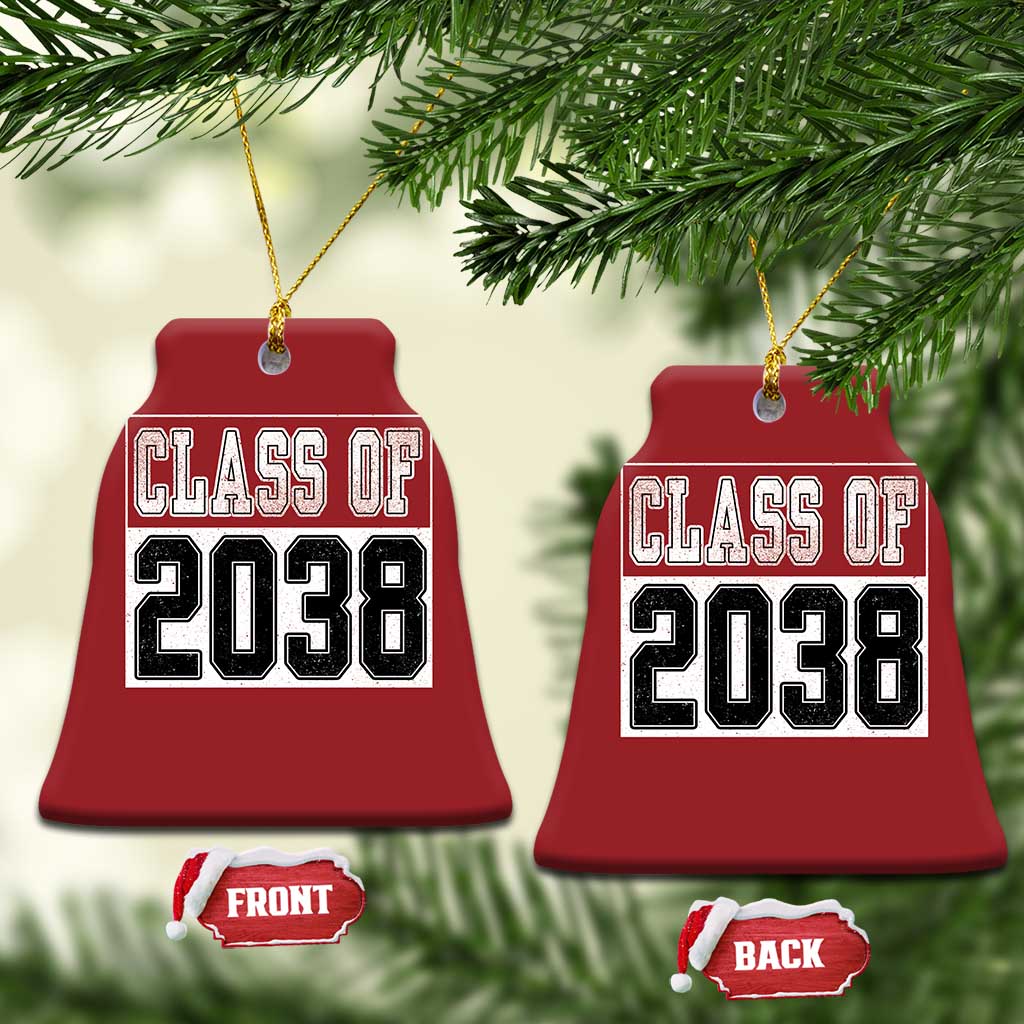 Class of 2038 Christmas Ornament Grow With Me To Graduation - Wonder Print Shop