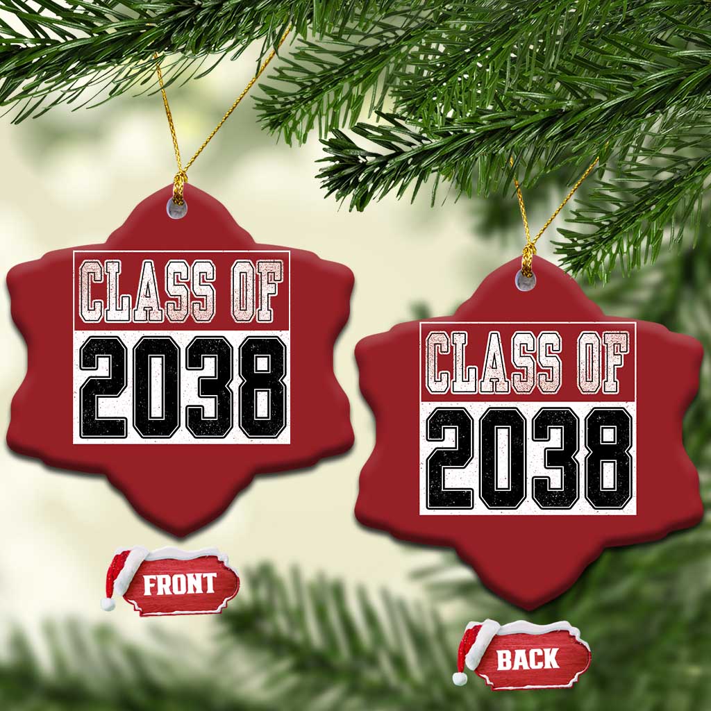 Class of 2038 Christmas Ornament Grow With Me To Graduation - Wonder Print Shop