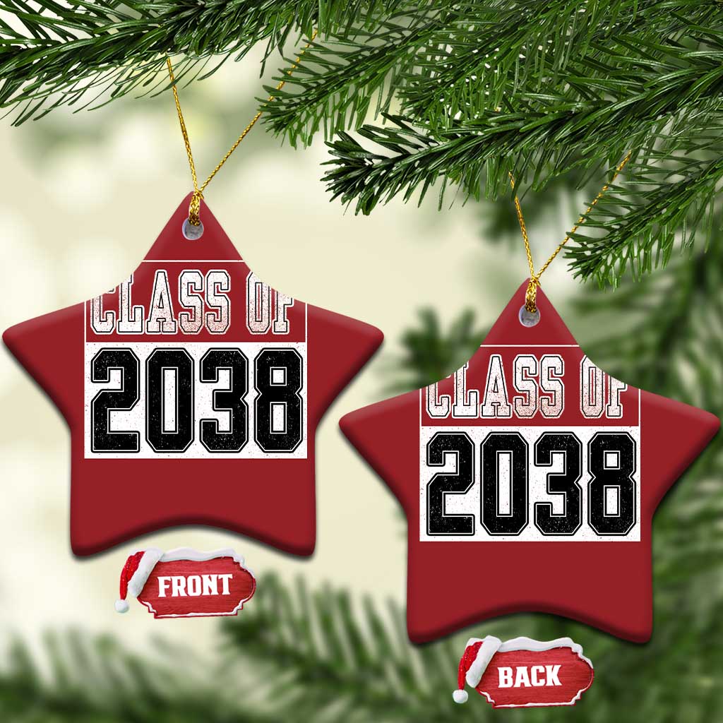Class of 2038 Christmas Ornament Grow With Me To Graduation - Wonder Print Shop