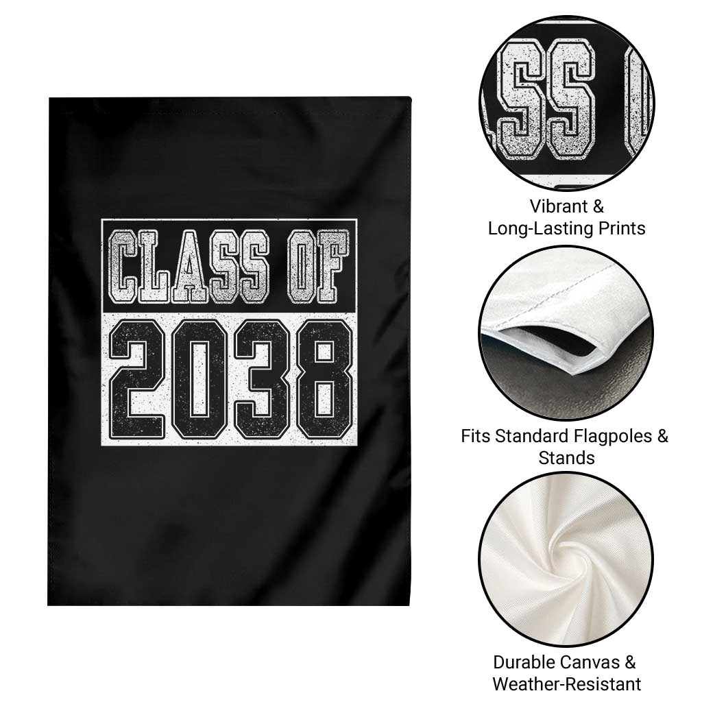 Class of 2038 Garden Flag Grow With Me To Graduation - Wonder Print Shop