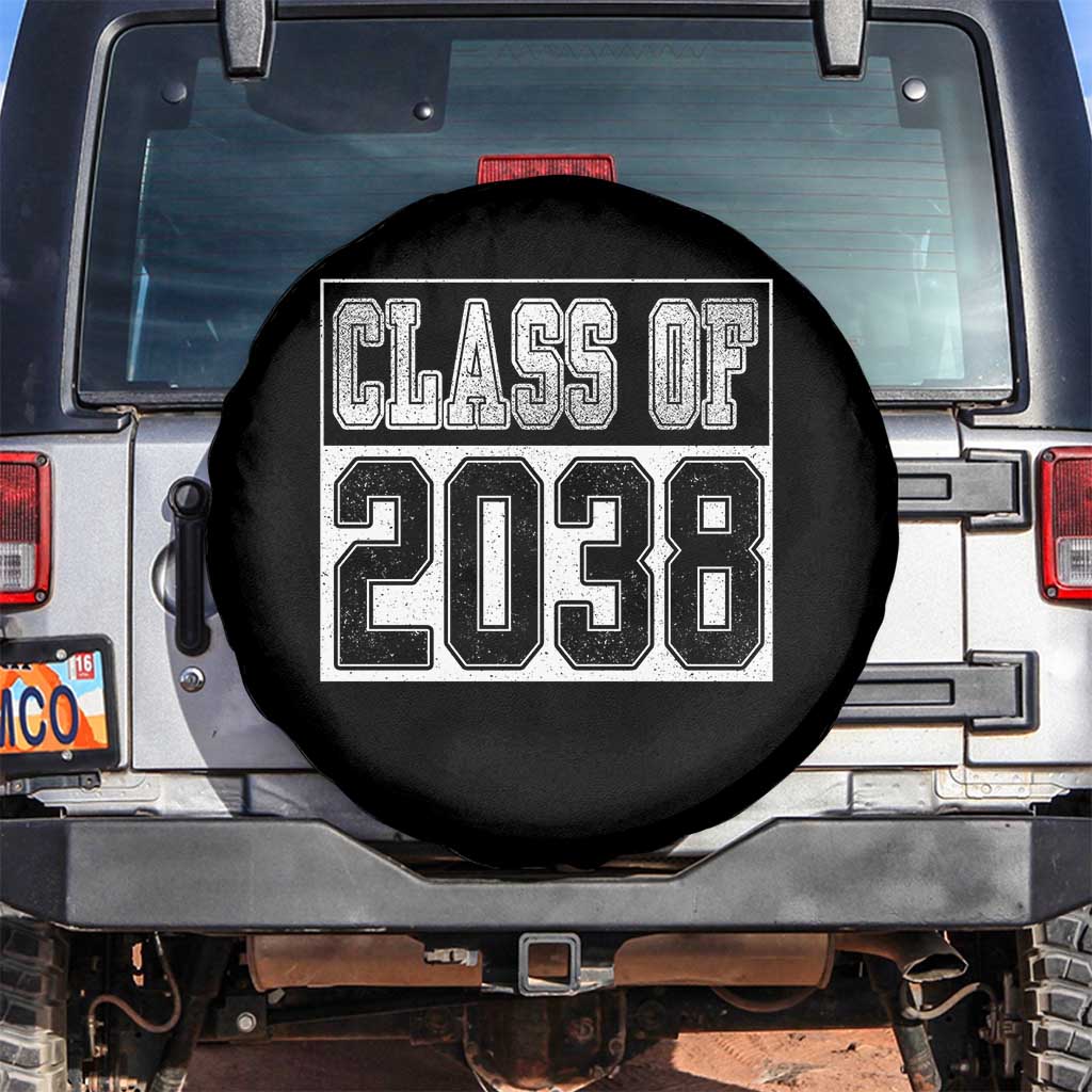 Class of 2038 Spare Tire Cover Grow With Me To Graduation - Wonder Print Shop