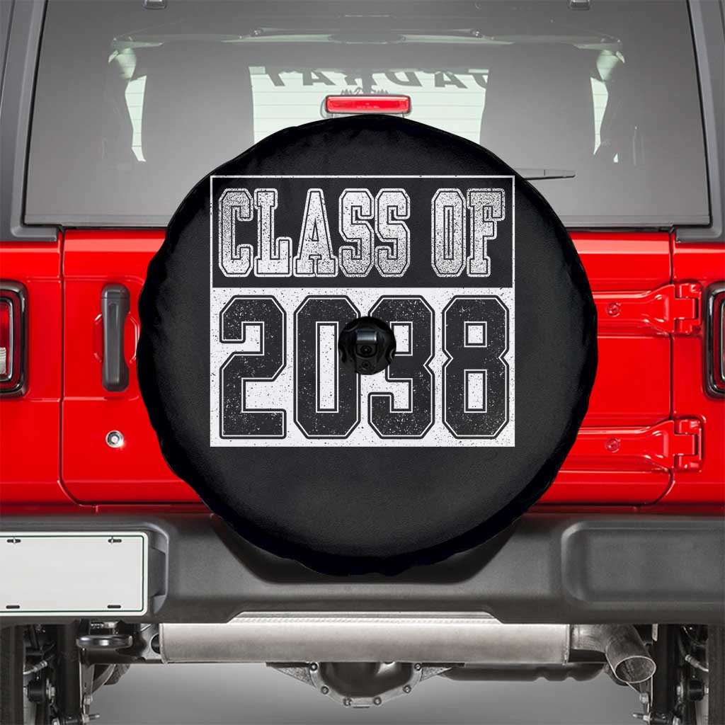 Class of 2038 Spare Tire Cover Grow With Me To Graduation - Wonder Print Shop