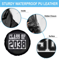 Class of 2038 Spare Tire Cover Grow With Me To Graduation - Wonder Print Shop