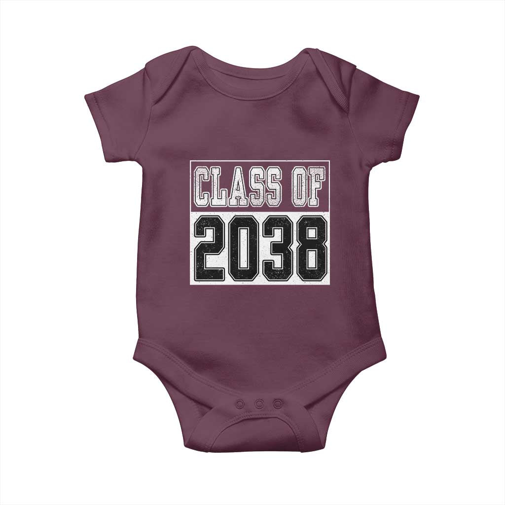 Class of 2038 Baby Onesie Grow With Me To Graduation - Wonder Print Shop