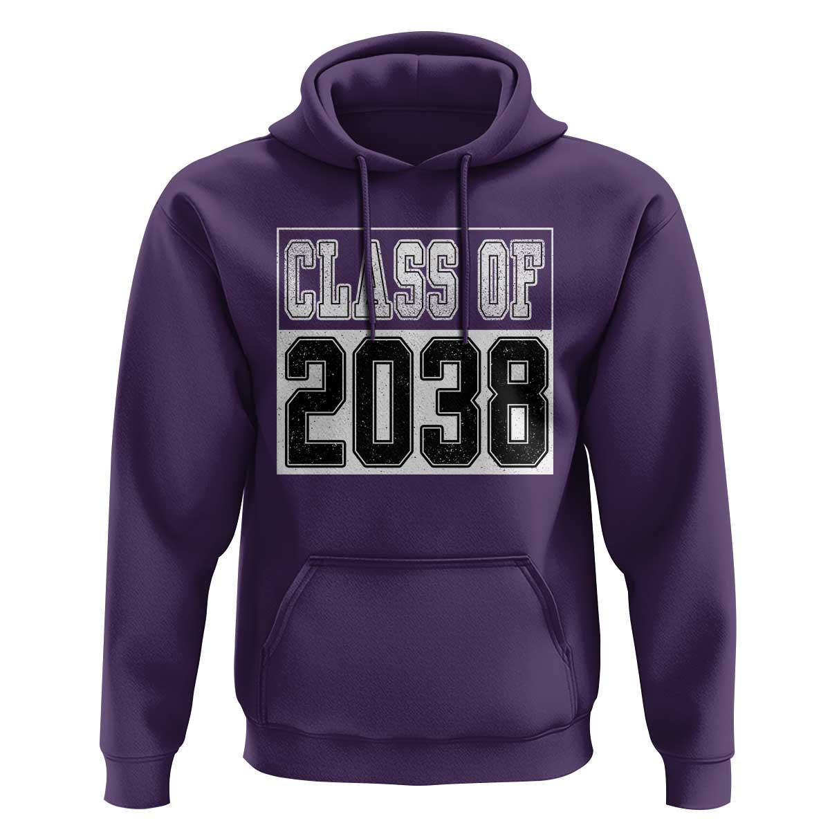Class of 2038 Hoodie Grow With Me To Graduation - Wonder Print Shop