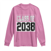 Class of 2038 Long Sleeve Shirt Grow With Me To Graduation - Wonder Print Shop