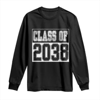 Class of 2038 Long Sleeve Shirt Grow With Me To Graduation - Wonder Print Shop