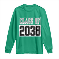 Class of 2038 Long Sleeve Shirt Grow With Me To Graduation - Wonder Print Shop