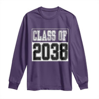 Class of 2038 Long Sleeve Shirt Grow With Me To Graduation - Wonder Print Shop