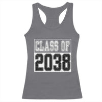 Class of 2038 Racerback Tank Top Grow With Me To Graduation - Wonder Print Shop
