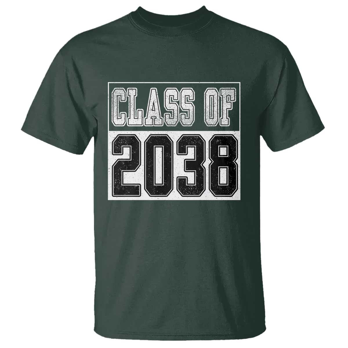 Class of 2038 T Shirt Grow With Me To Graduation - Wonder Print Shop