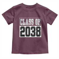 Class of 2038 Toddler T Shirt Grow With Me To Graduation - Wonder Print Shop