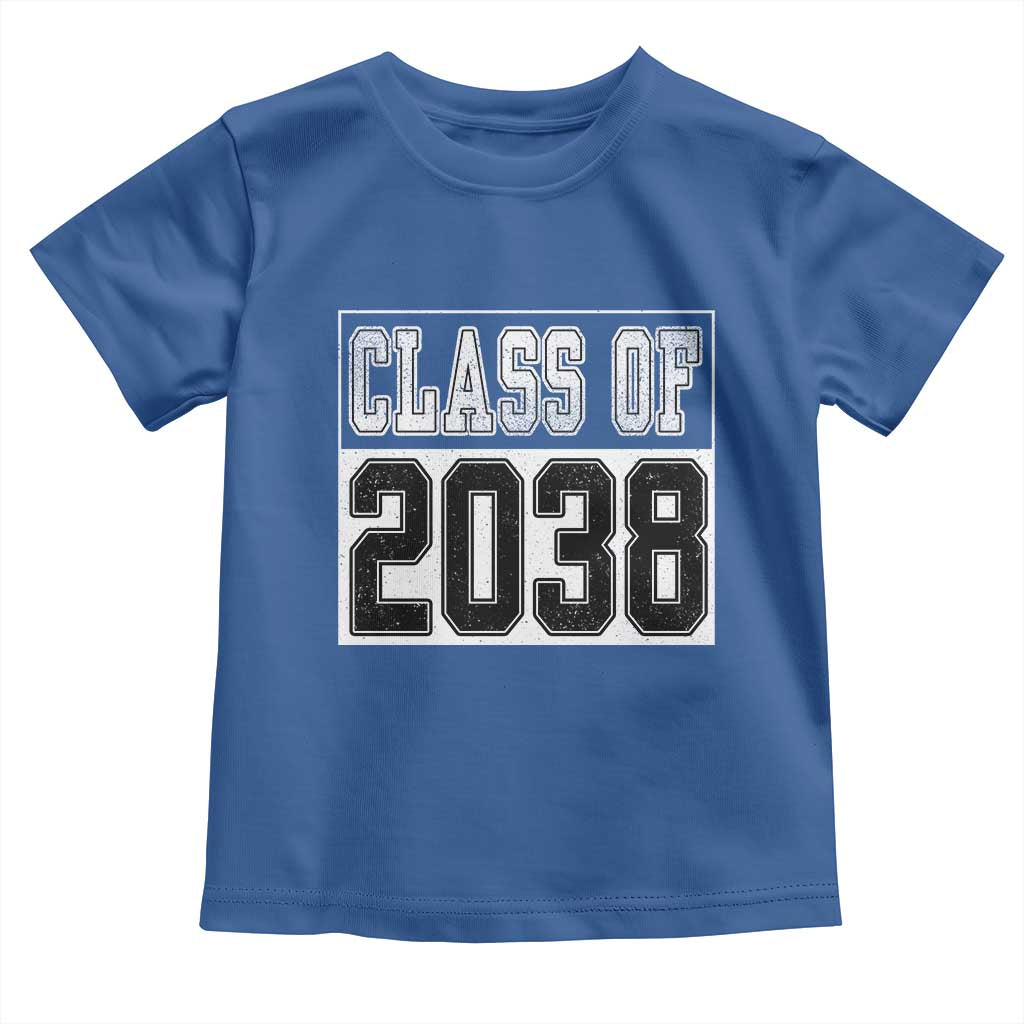 Class of 2038 Toddler T Shirt Grow With Me To Graduation - Wonder Print Shop