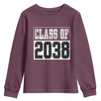 Class of 2038 Youth Sweatshirt Grow With Me To Graduation - Wonder Print Shop