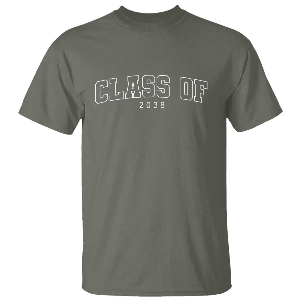 Class of 2038 T Shirt First Day of School Grow With Me Graduation Gift - Wonder Print Shop