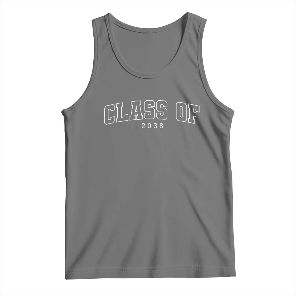 Class of 2038 Tank Top First Day of School Grow With Me Graduation Gift - Wonder Print Shop