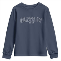 Class of 2038 Youth Sweatshirt First Day of School Grow With Me Graduation Gift - Wonder Print Shop