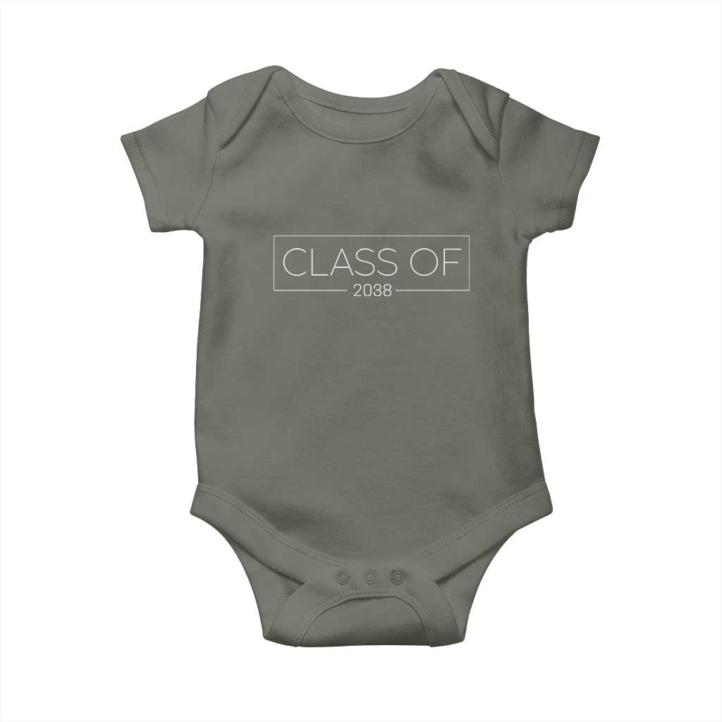 Class of 2037 Baby Onesie Grow With Me First Day of School Graduation Gift - Wonder Print Shop