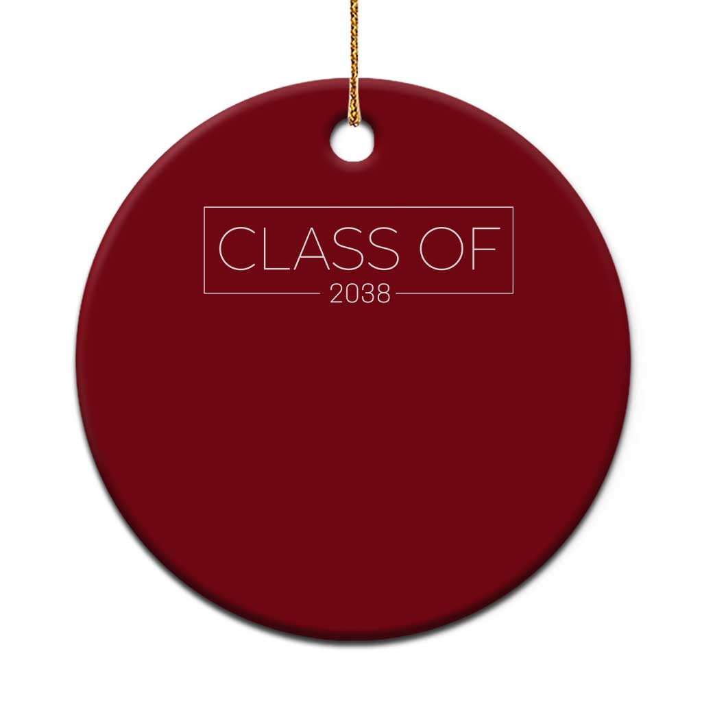 Class of 2037 Ceramic Ornament Grow With Me First Day of School Graduation Gift - Wonder Print Shop